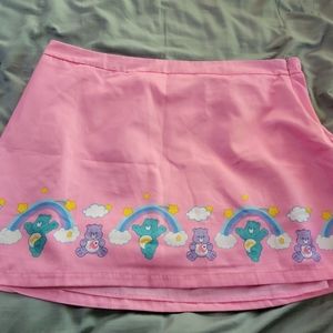 Care Bear mini skirt.